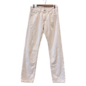Levi's 505 10” Rise Straight Leg Denim Jeans 29x30 - white